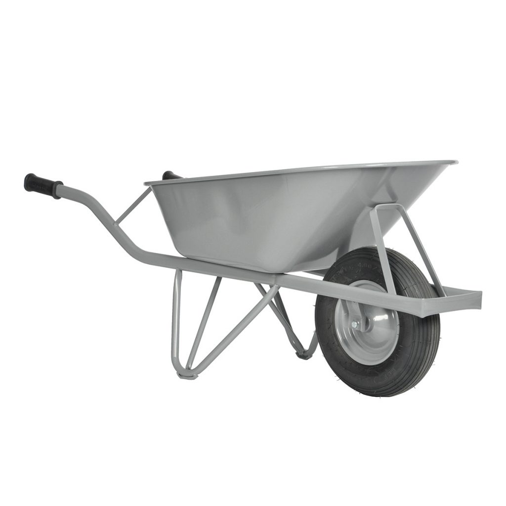 10846 Standard builders wheelbarrow with pneumatic tyre, load capacity