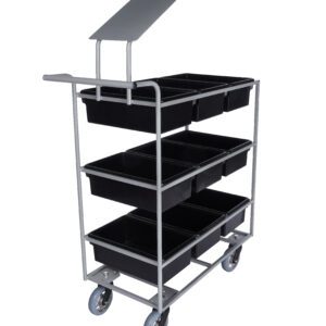 11047 Chariot acier collecte des commandes et du courrier