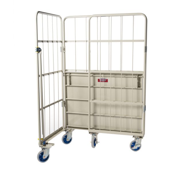 11389 Rollcontainer groß, Zuladung 500 kg, Stahlboden, 4 Lenkrolle – Bild 2