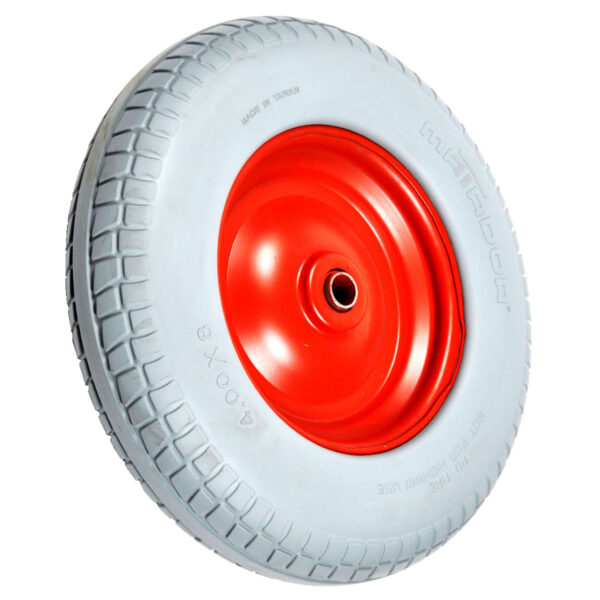 12218 Puncture proof PU endwheel with steel rim