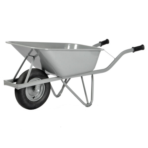 14133 Standard builders wheelbarrow with pneumatic tyre, load capacity 250 Kg.