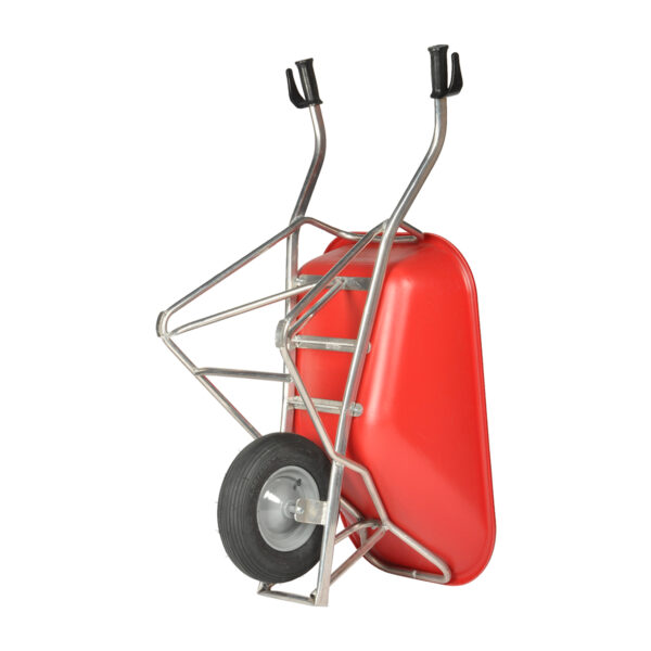16597 Profi-Max Wheelbarrow aluminum hdpe bin red - Billede 2