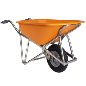 16597 Profi-Max Schubkarre Aluminium hdpe Wanne rot