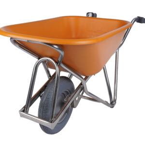 16598 Profi-Max Schubkarre Aluminium hdpe Wanne rot