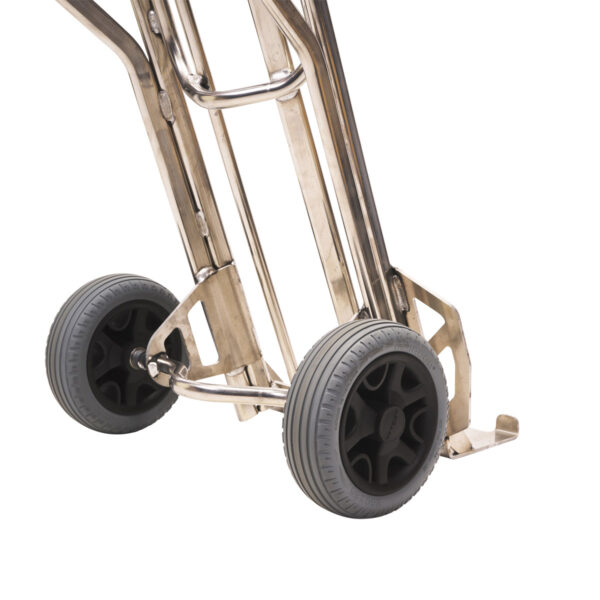 17441 Handtruck NST650 CT aluminium with fixed noseplate - Image 2