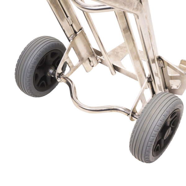 17441 Handtruck NST650 CT aluminium with fixed noseplate - Image 3