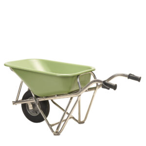 18446 Profi-Max Schubkarre Aluminium hdpe Wanne grün