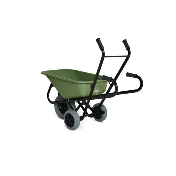 18448 Schubkarre 90l ergo Toro® CT grüner Wanne mit breitem Radkörper – Bild 4