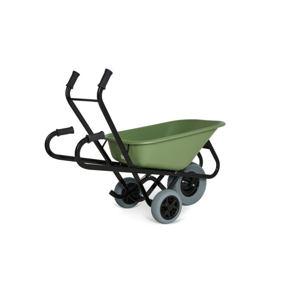 18448 Schubkarre 90l ergo Toro® CT grüner Wanne mit breitem Radkörper – Bild 7