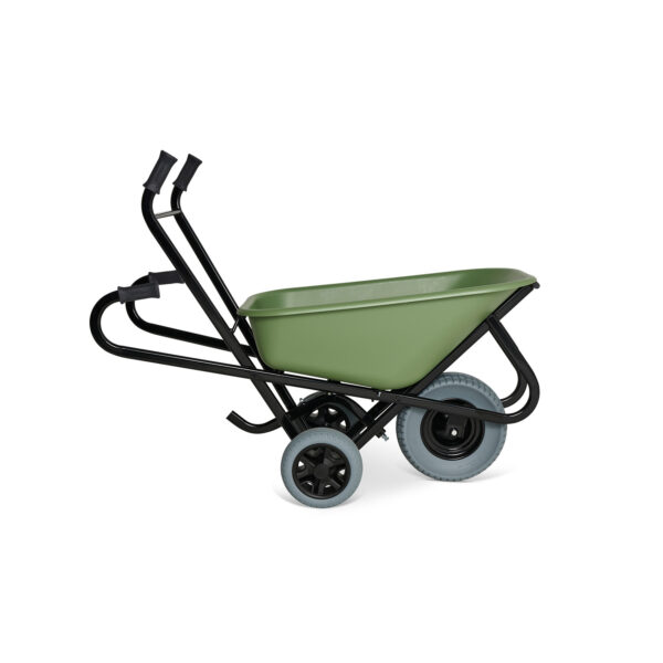 18448 Schubkarre 90l ergo Toro® CT grüner Wanne mit breitem Radkörper – Bild 6