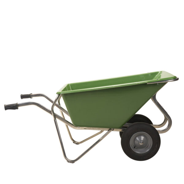 18885 NOKA-160-L4-2WI PP-ALU AGRI wheelbarrow with pneumatic tyres - Billede 4