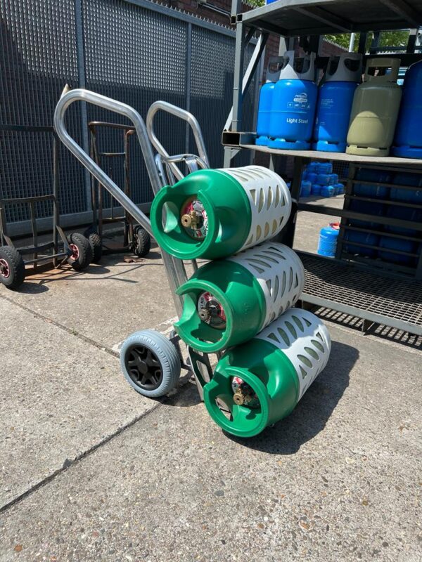 17441 Handtruck NST650 CT aluminium with fixed noseplate - Image 21