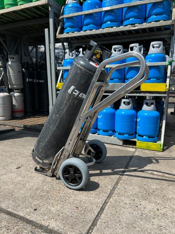 17441 Handtruck NST650 CT aluminium with fixed noseplate - Image 26